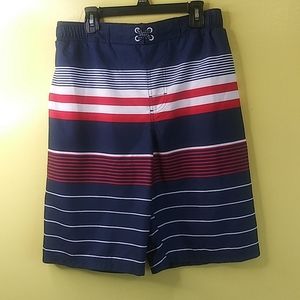 OP Boys Stripe Swimming Shorts Size XL